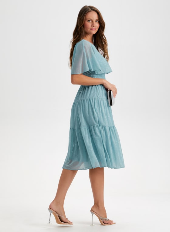 Capelet Overlay Dress