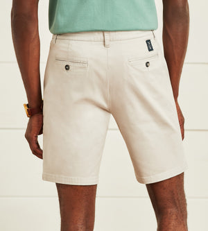 Modern Fit Garment Dye Rover Shorts With Hidden Zip Pocket