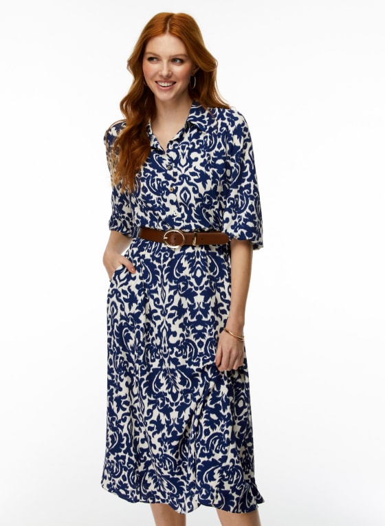 Paisley Print Dress