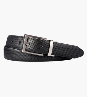 Plaque Buckle Reversible Belt