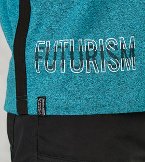 Modern Fit Short-Sleeve Marled Yarn Crew Neck Tee