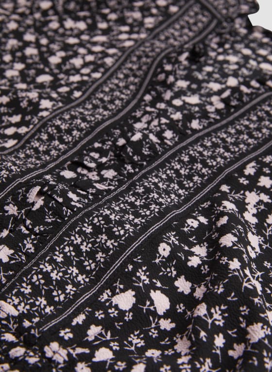 Floral Print Tiered Dress