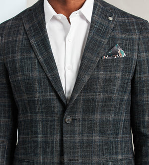 Modern Fit Woven Check Sport Jacket