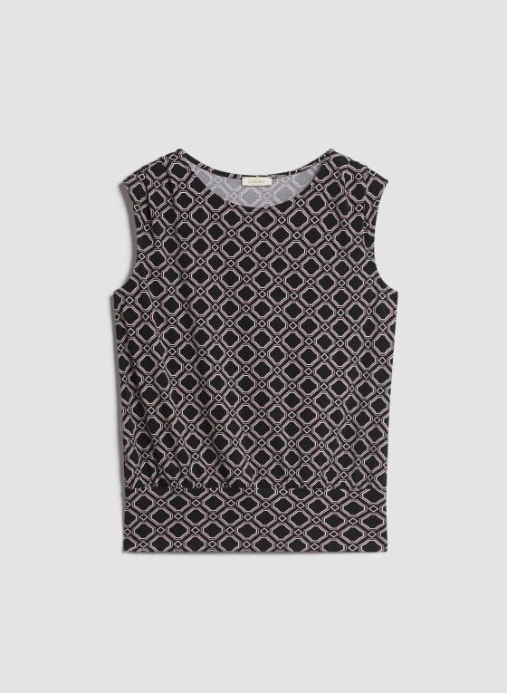 Geometric Print Top
