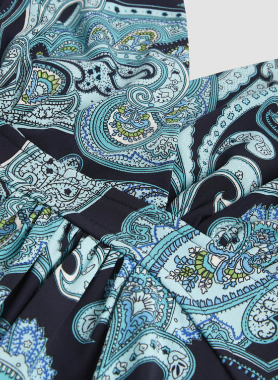 Paisley Print Maxi Dress