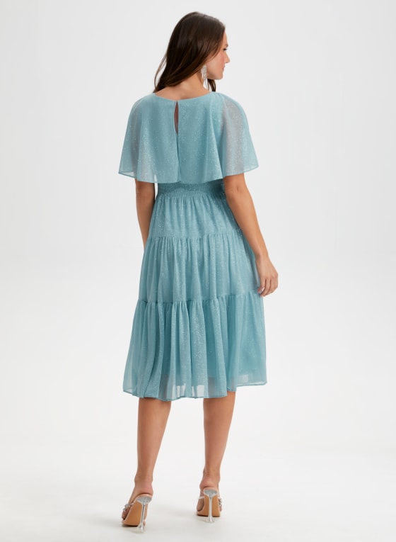 Capelet Overlay Dress