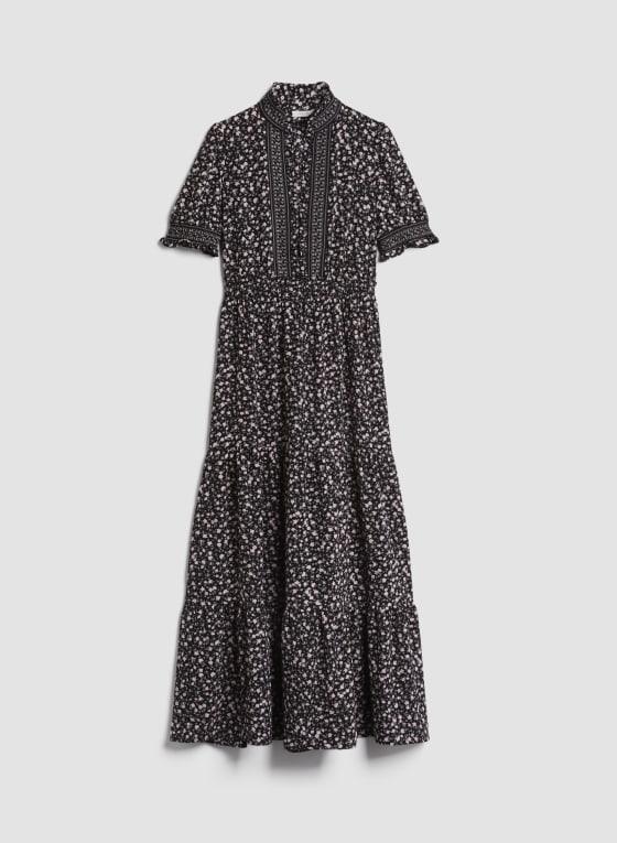 Floral Print Tiered Dress