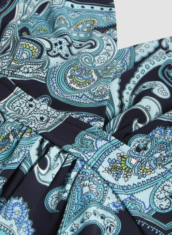 Paisley Print Maxi Dress