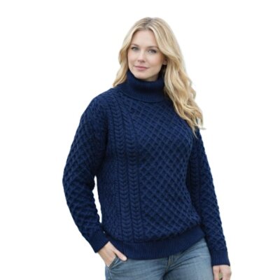 Aran Crafts Coltrui (unisex) Carrick - Navy