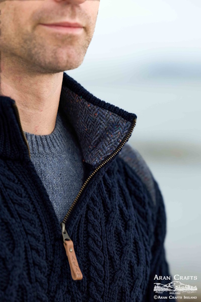Aran Crafts Herentrui Curracloe - Navy – Bild 2