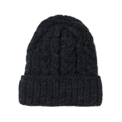 Aran Woollen Mills Unisex muts Darren - Charcoal