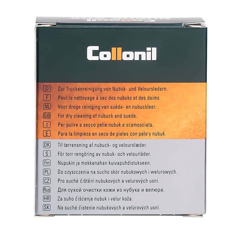 Collonil suède nubuck blok bij vlekken
