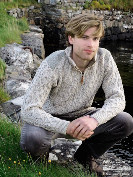 Aran Crafts Herentrui Curracloe - Oatmeal Nep – Bild 2