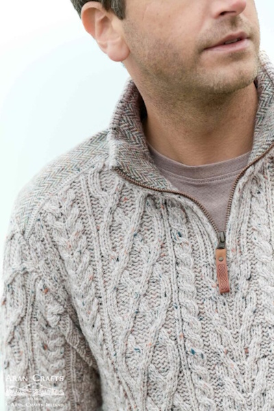 Aran Crafts Herentrui Curracloe - Oatmeal Nep – Bild 3