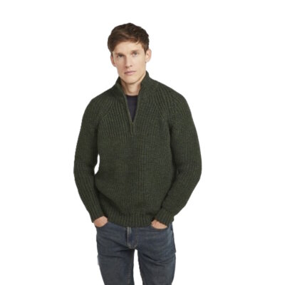 aran woollen mills trui colin mossgreen