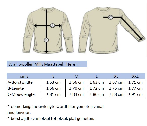 Aran Woollen Mills herentrui Lex - Blauw – Image 3