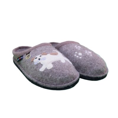 Haflinger pantoffel Fido Beigemeliert