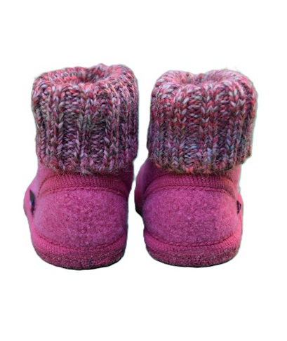 Haflinger kinderpantoffel Paul - Zuurstok Roze - Afbeelding 3