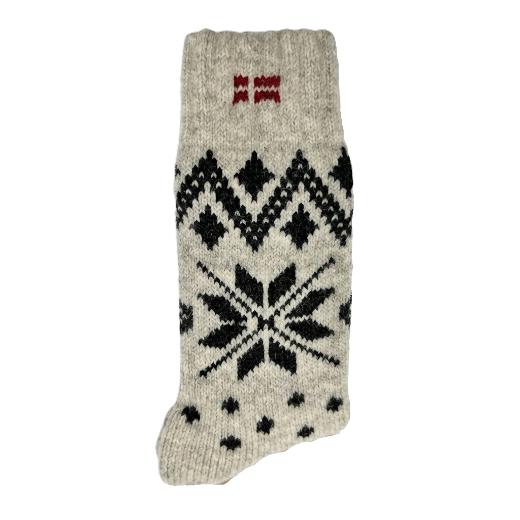 Woolwear Nordic Woollen Socks Snowflake - Image 2