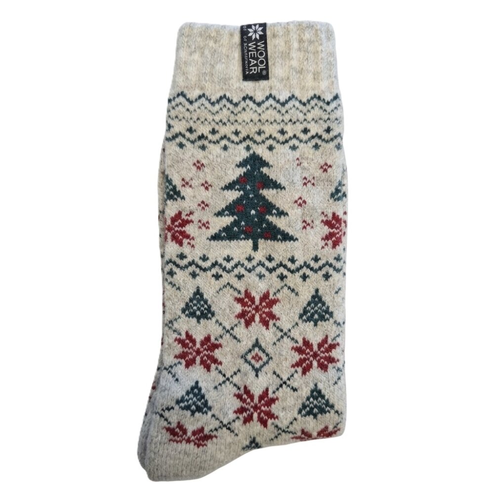 112-Liebo_wollen sokken_kerst-cadeau-Kerstboom_ecru rood-ZA1