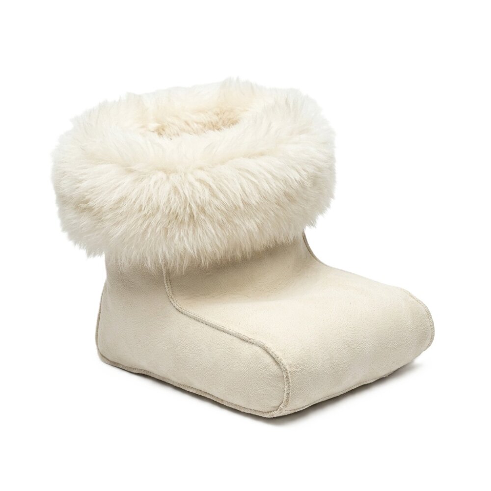 Schapenvacht voetenwarmer
