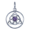 Zilveren Hanger Charm Amethist-35241a-