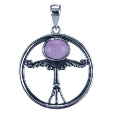 Zilveren Hanger Irminsul amethyst