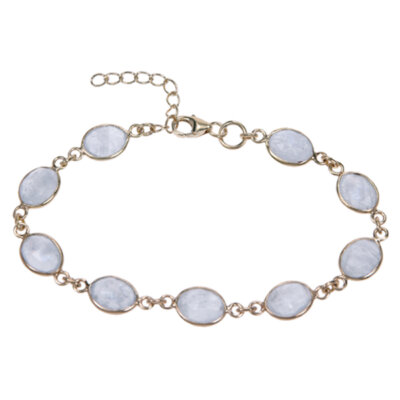 Zilveren armband Maansteen 5923MG