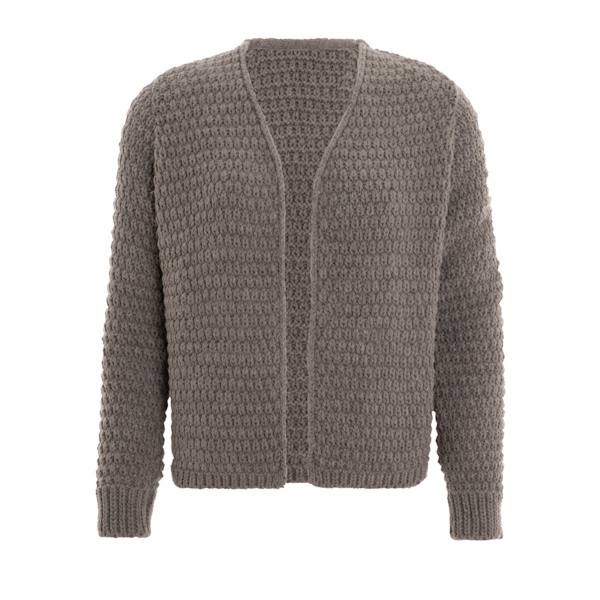Gilet pour femme Knit Factory Becky – Marron – Image 5