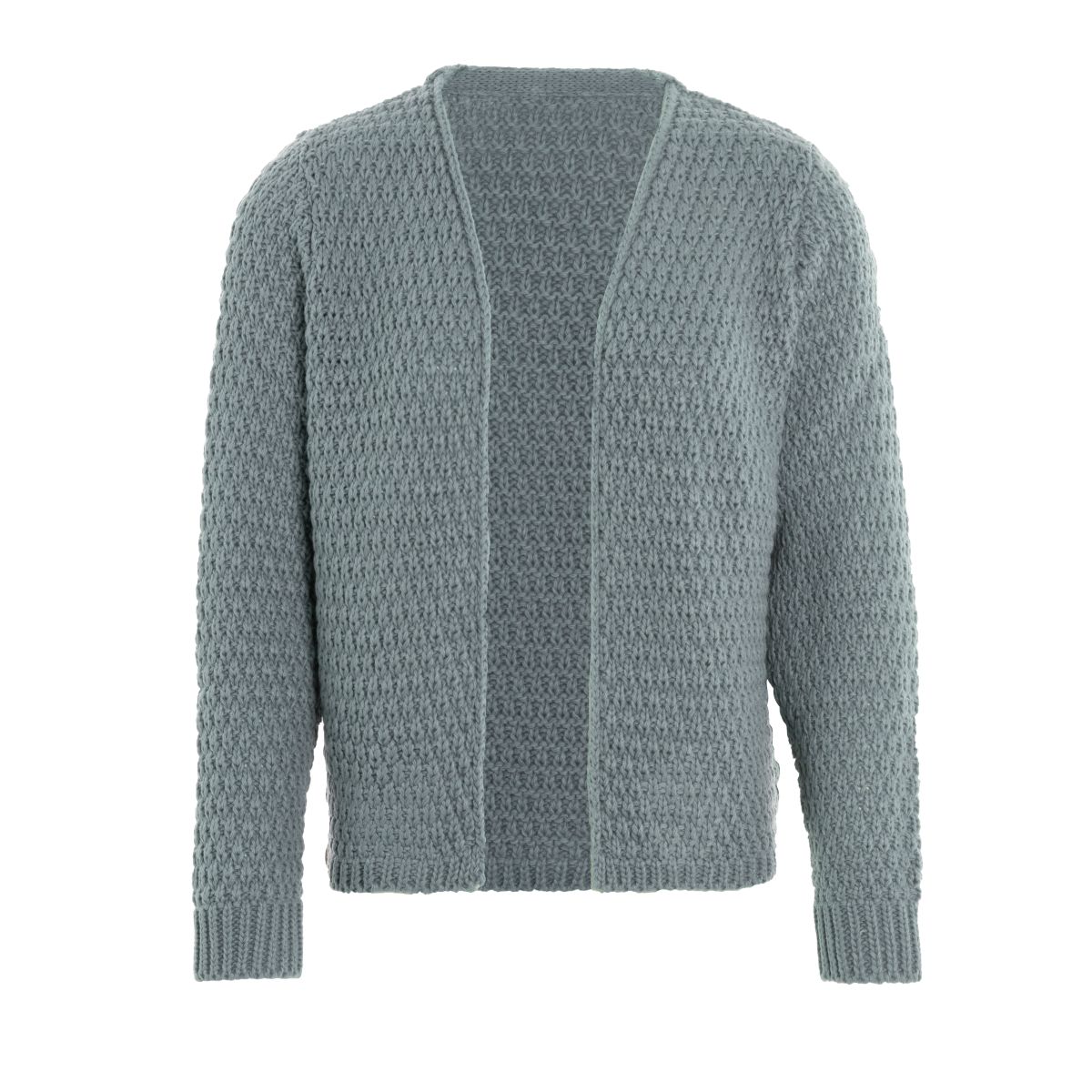 Knit Factory Cardigan Becky – Stone Green - Image 5