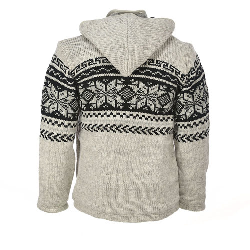 Pure Wool Herenvest Jan - Ecru – Bild 3