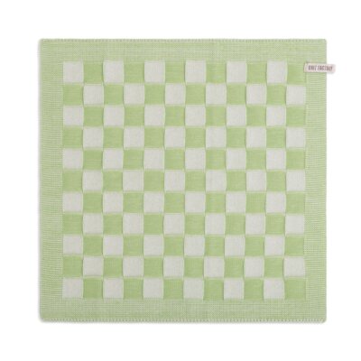Knit Factory Keukendoek Block - Spring Green