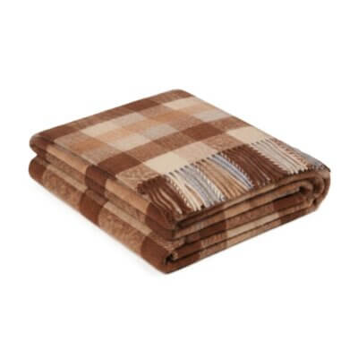 McNutt Lamswollen Plaid - Caramello
