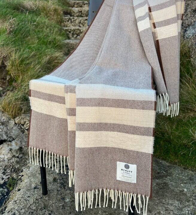 McNutt Lamswollen Plaid - Coffee Brew – Bild 2