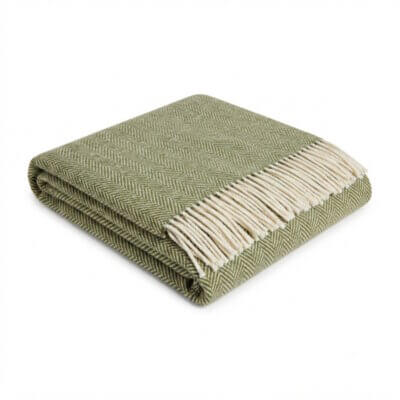 McNutt Lamswollen Plaid - Fern